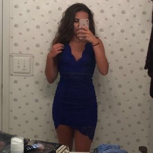 SOLD Sexy royal blue dress